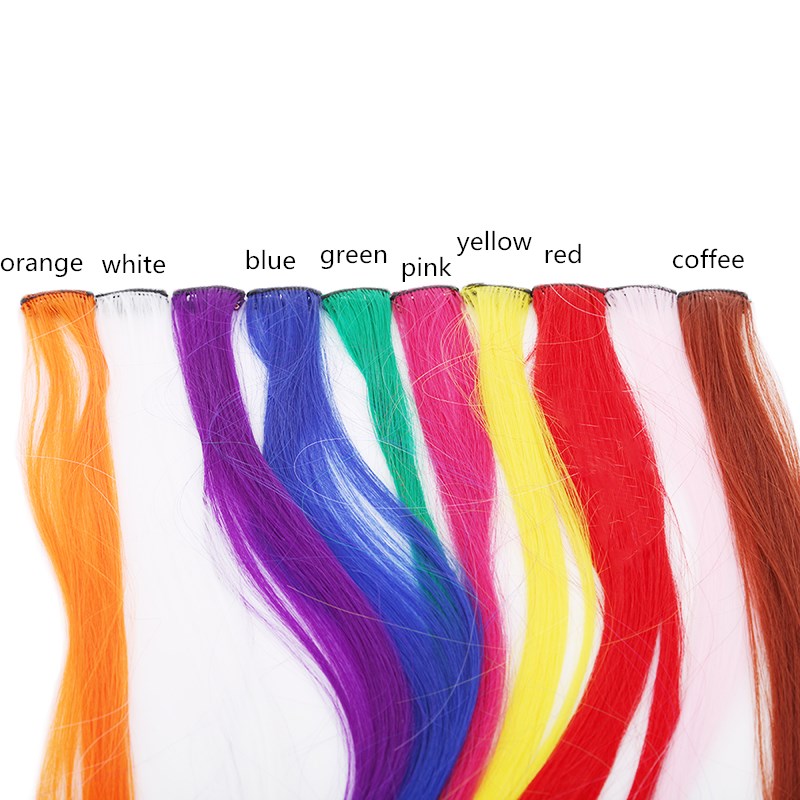 New Arrivals Single Clip In One Piece Hair Extensions High Quality Synthetic Long Straight Black Hair Real Natural Hair 52cm 1PC