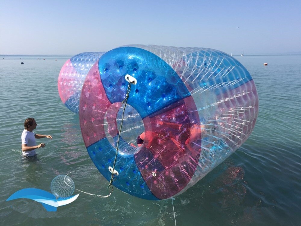 Free Shipping 1.0mm Tpu Inflatable Water Roller Ball Walk On Water Ball Aqua Rolling Ball,roller Wheel For Adults Or Kids