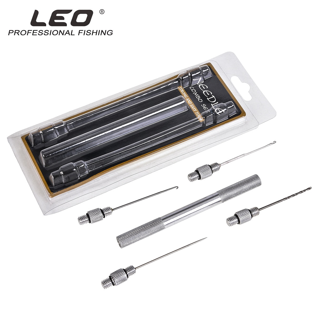 1 Set Leo 5 in 1 Boilie Needle Baiting Tool 27936 Carp Fishing for Bait Load Multifunctional Fishing Accessory Pesca Lure Needle