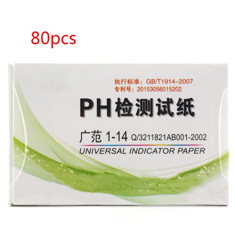 Testing Tools 80 Strips/pack PH Test Strips PH Meter PH Controller Range 1-14st E7CB
