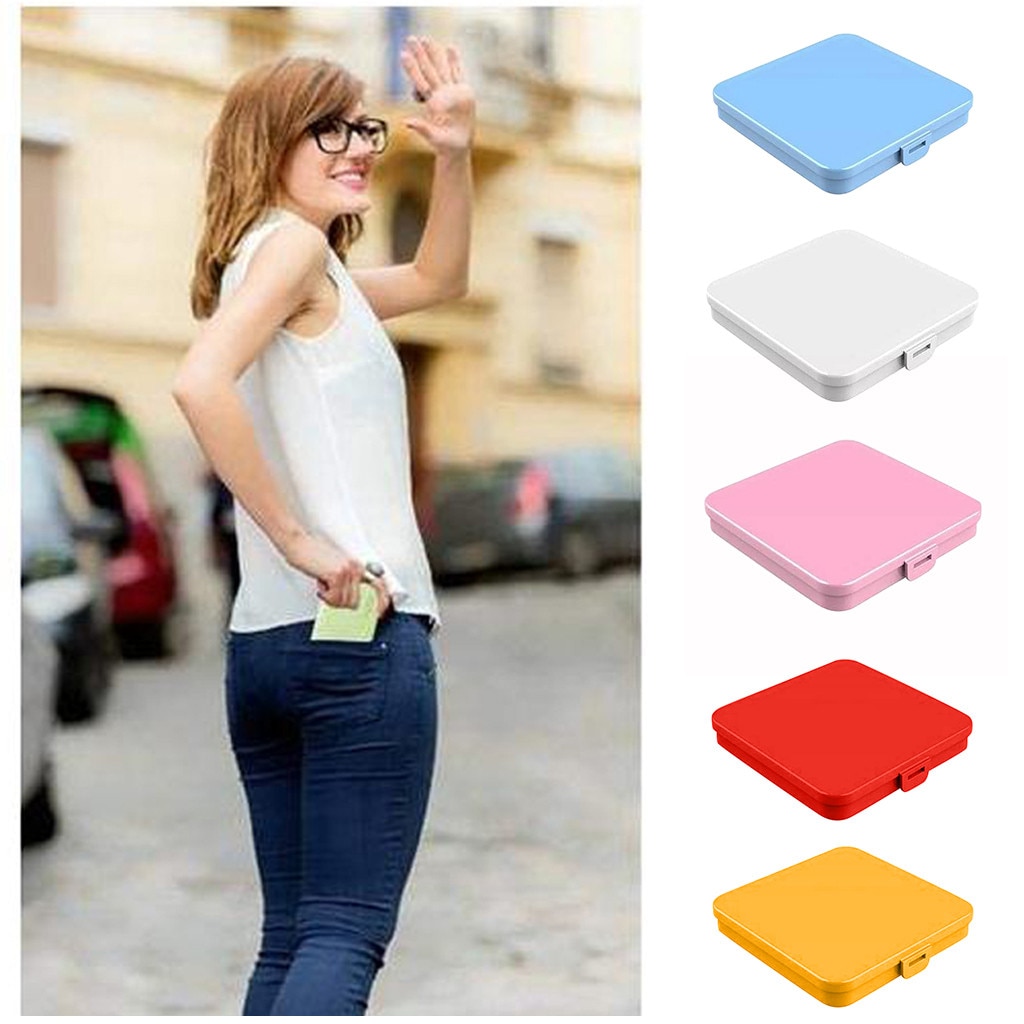 Portable Dustproof Face Shield Mask Storage Box Moisture-Proof Disposable Face Nose Organizer Holder Cas de stockage de masque