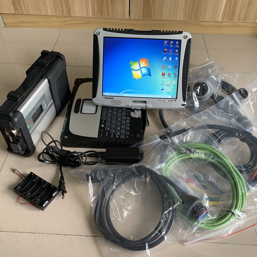 2021 Diagnostic tool MB Star C5 SD Connect and Laptop cf-19 SSD 2021-03v D.AS/ DTS/ for Mb Star C5 SD for MB Cars & Trucks