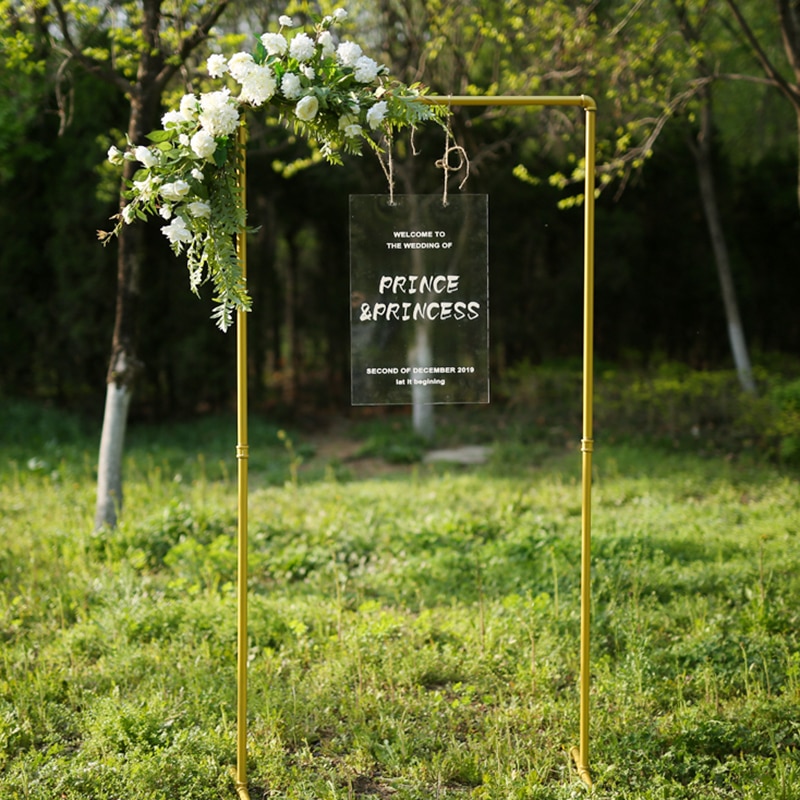 Custom Mori Rural Outdoor Wedding Decoration Artificial flower arrangement Square wedding Arch backdrop Stage Flower Stand