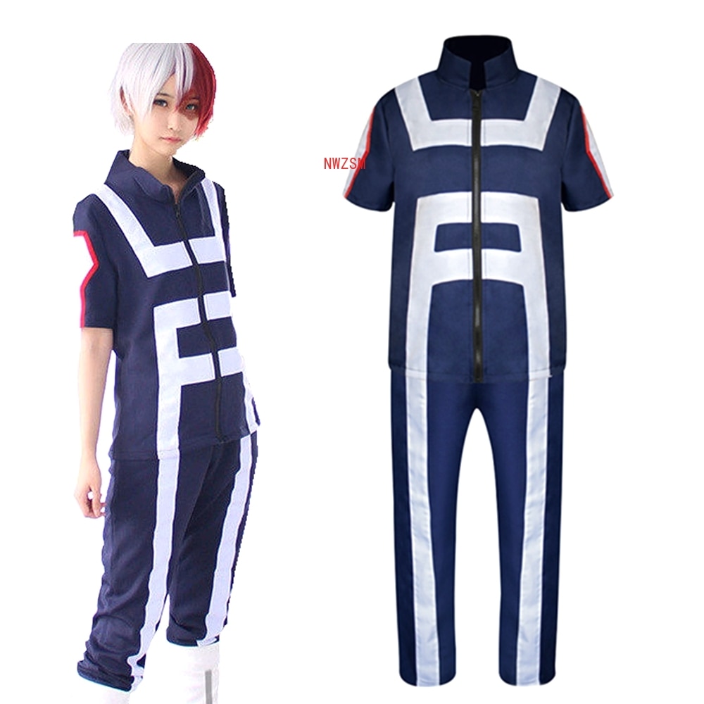 My Hero Academia Boku no Hero Academia Cosplay Costume Men Women School Uniform Gym Training Suit Sportswear T shirt Pants Set