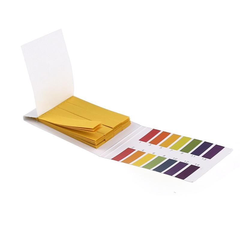 80Pcs/Bag PH Test Paper Portable PH 1-14 Experimental Paper Litmus Tester Urine Saliva Indicator Practical Laboratory Test Tool