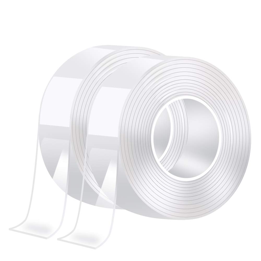 Nano magic Tape Double Sided Tape Transparent NoTrace Reusable Waterproof Adhesive Tape Cleanable Home gekkotape