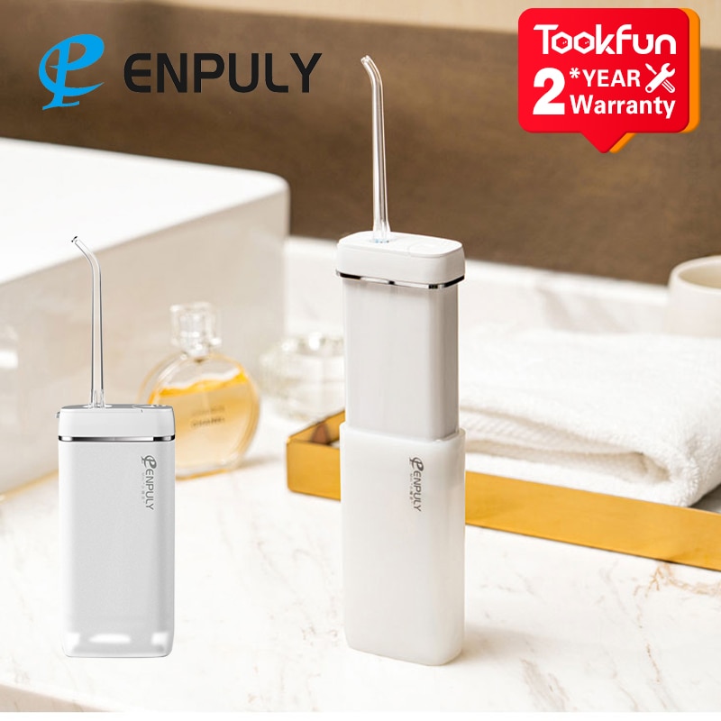 New ENPULY Mini Portable Oral Irrigator Dental Irrigator Teeth Water Flosser bucal tooth Cleaner waterpulse 130ML