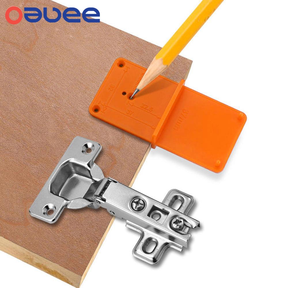 35/40mm Woodworking Punch Hinge Drill Hole Opener Locator Guide Drill Bit Hole Tools Door Cabinets DIY Template Woodworking Tool