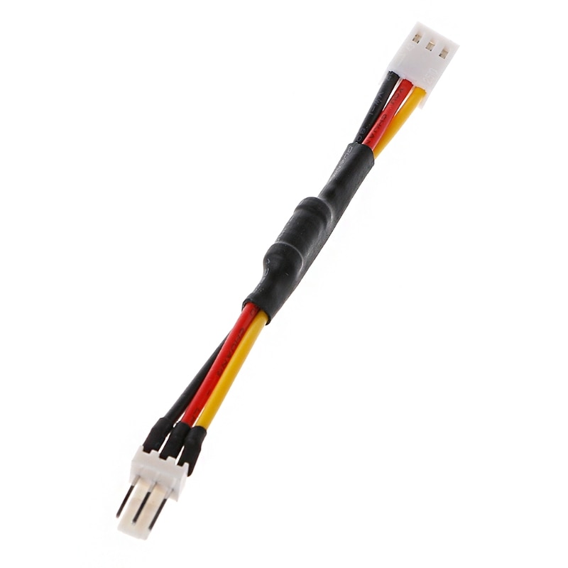 27Ω PC Case Fan RPM Speed Reduction Silent Connector Resistor Cable Quiet Mode