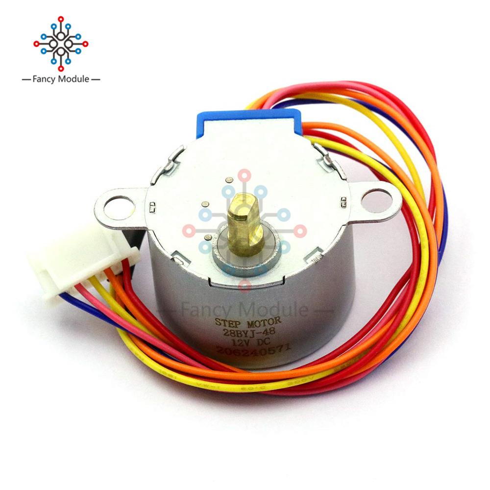 DC 5V 12V 28BYJ-48 Stepper Motor Lead 25cm Reduction Step Gear Stepper Motor 4 Phase 28byj 28byj48 for arduino Diy Kit
