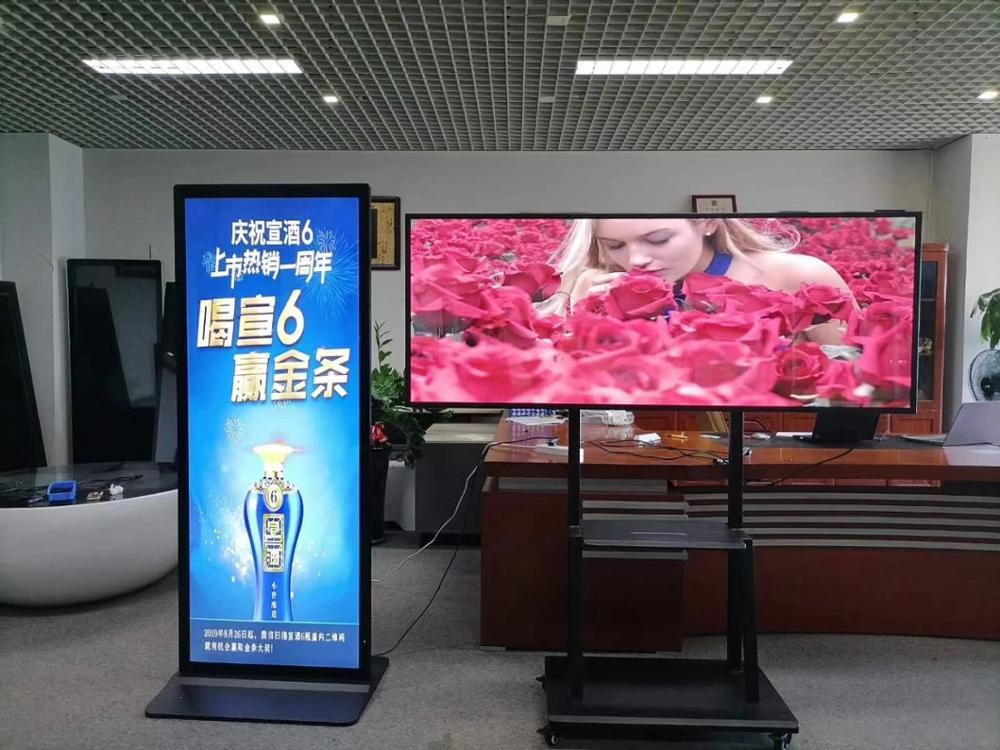 38'' 43 49 65 inch ultra Wide stretched Bar digital media LCD Display / monitor intalled android OS or windows