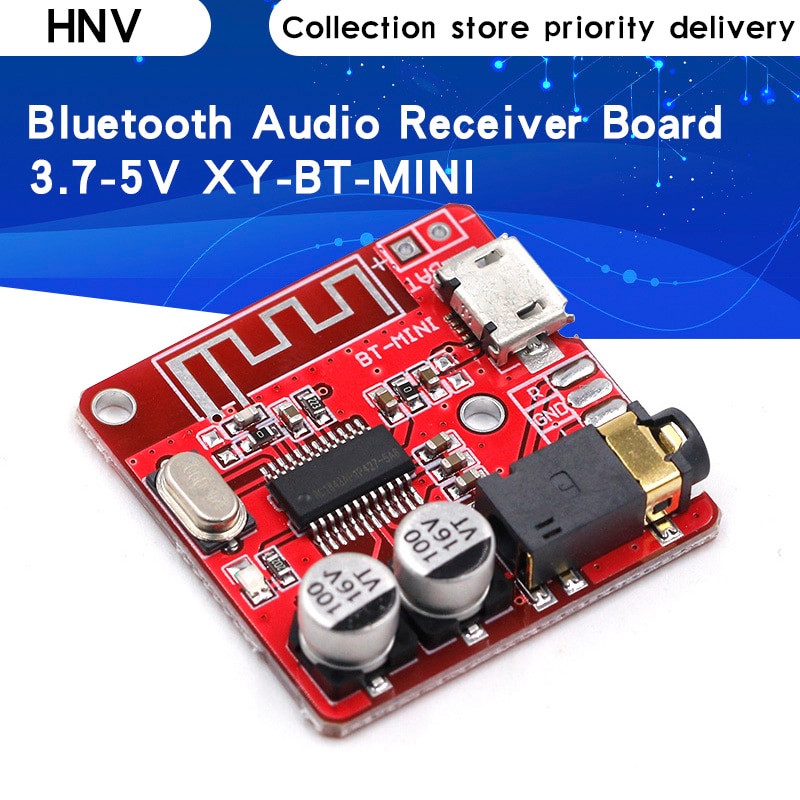 Bluetooth Audio Receiver board Bluetooth 4.1 mp3 lossless decoder board Wireless Stereo Music Module 3.7-5V XY-BT-Mini