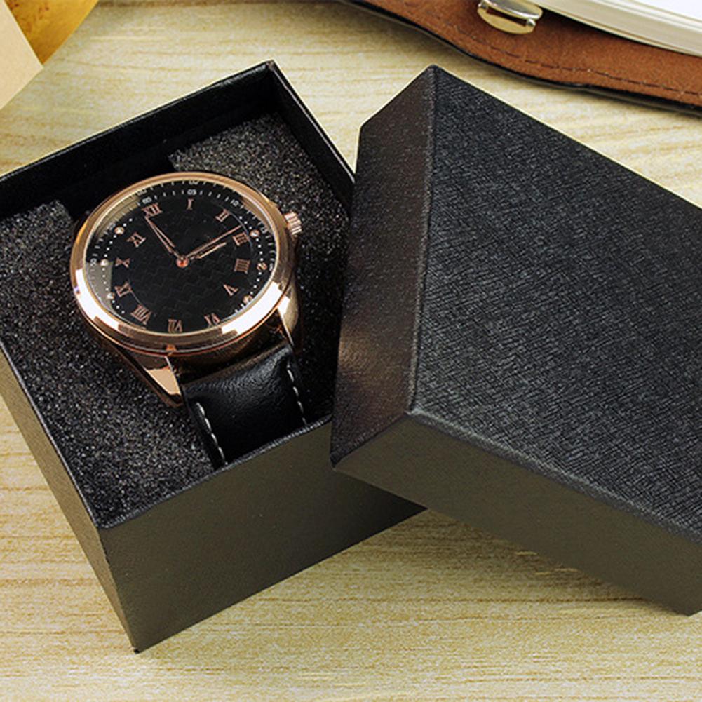 Fashion Square Bracelet Watch Jewelry Holder Storage Case Packaging Gift Box jewelry watch box for Valentine Christmas Gift