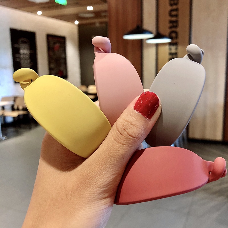 Banana Shape Hair Claws Ponytail Holder Hairpins Women Matte Hair Clip Candy Colors Frosted Ponytail Clip Hair Accessories