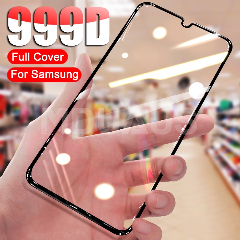 999D Tempered Glass For Samsung Galaxy A10 A30 A50 A70 Screen Protector Glass Samsung A20E A10S A20S A30S A40S A50S 70S Glass