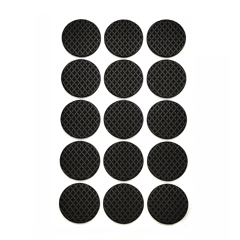 Round Square Black Self Adhesive Furniture Leg Feet Rug Felt Pads Anti Slip Mat Bumper Damper for Chair Table Protector Hardware