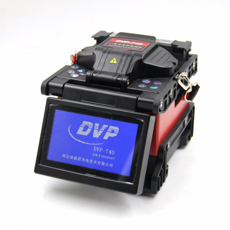 DVP-740 FTTH Optical Fiber ARC Fusion Splicer Original Multi-language FTTH Fiber Optic Splicing Machine Fusion Splicer
