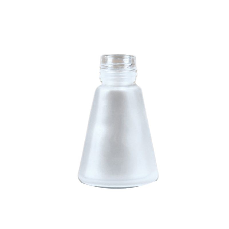 Clear Glass Aroma Diffuser Empty Bottles Scrub Cone Containers for Essential Oils DIY Replacement Reed Jars Wedding Party Decor