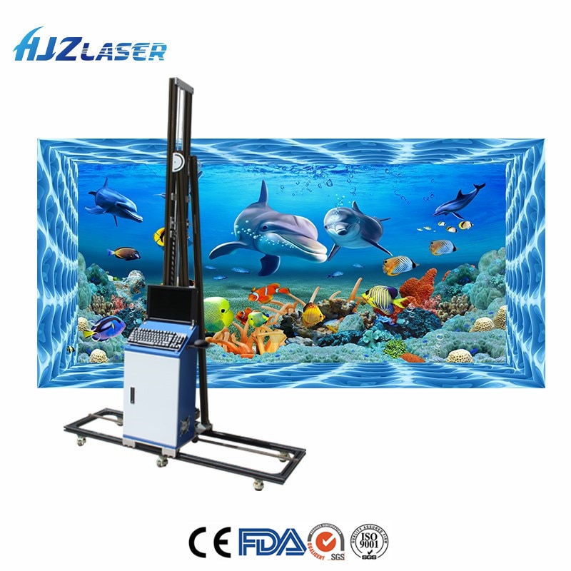 3D UV flat Intelligent Vertical Wall Printer Digital Inkjet Printing Machine