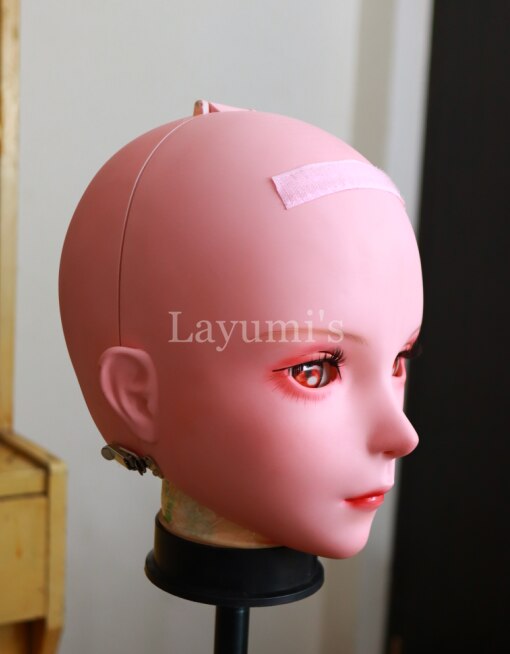(JW 25) Carton Anime CG Kigurumi Mask Cosplay Full Head Mask Kigurumi Diffuse Exhibition Crossdresser Halloween Cospaly Mask