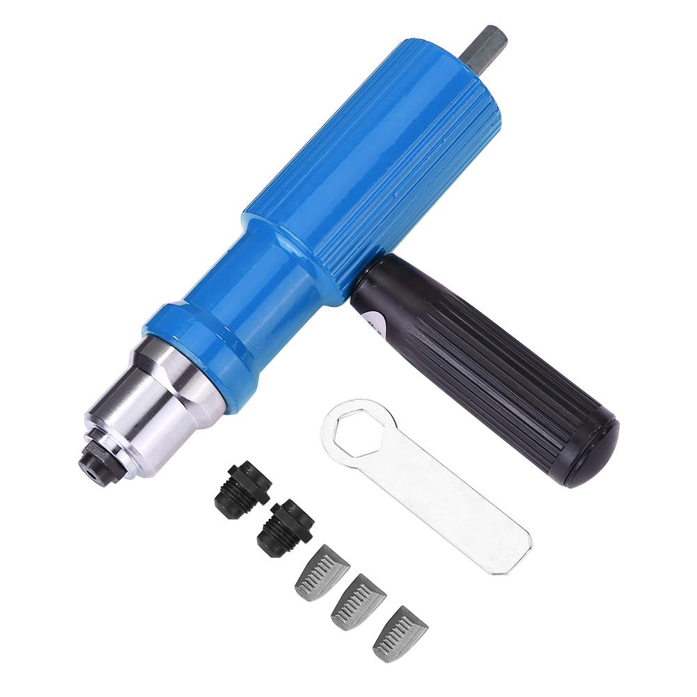 Electric Rivet Nut Gun Riveting Tool Cordless Insert Riveter Adapter Kit Handheld Riveter Adapter Kit For Power Tool Cordless In