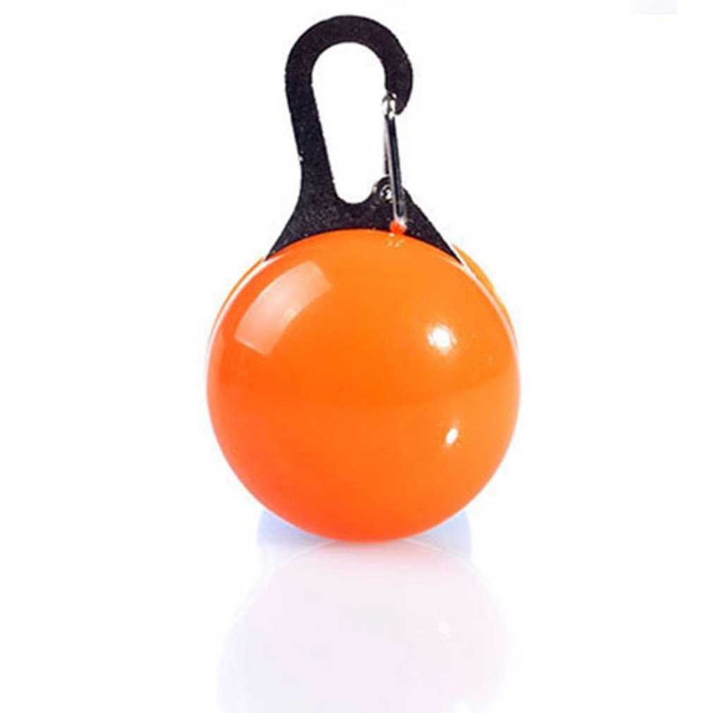 Cute Dogs Glowing Collars Pet Dog Necklace Round Pendants Flashing Led Collar Luminous Accessories Trinkets For Pet