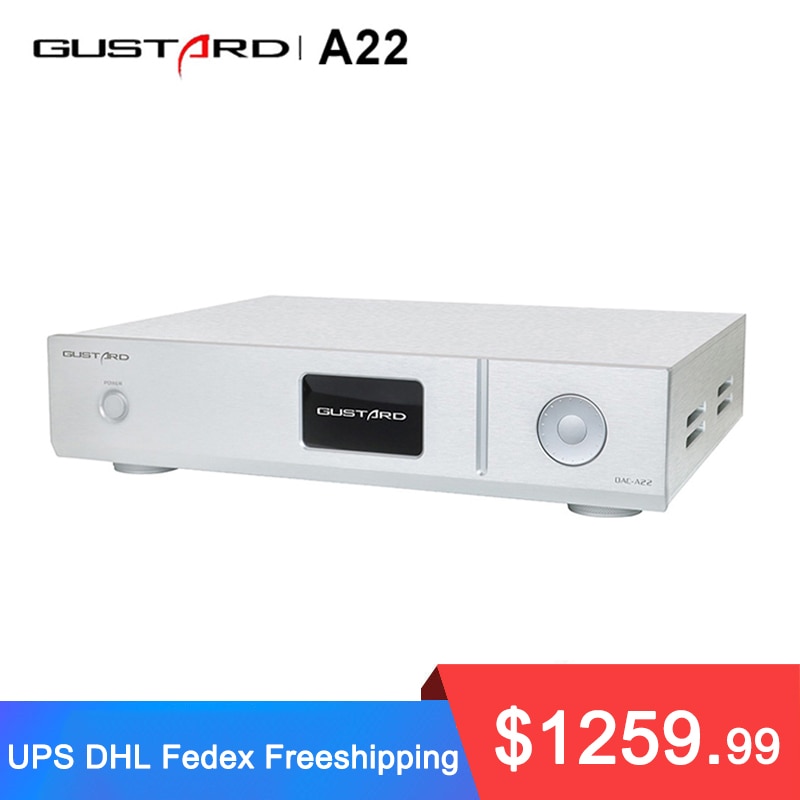 GUSTARD DAC-A22 DAC Dual AK4499 XMOS Solution Native Balanced Decoder