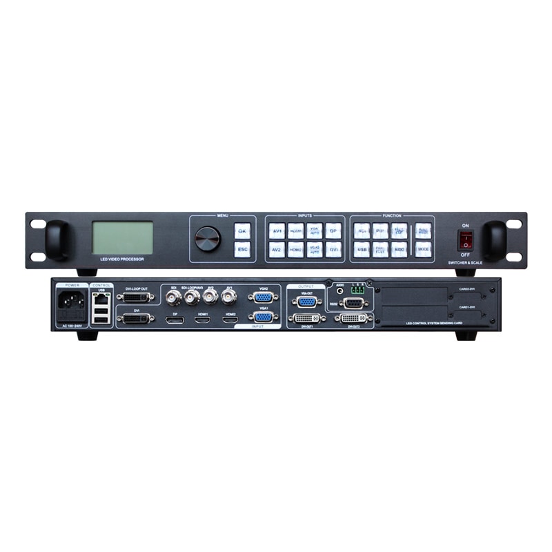 Amoonsky Sdi led Video Processor lvp915S compare led processor vdwall 605 LVP615s support 2 linsn and novastar Sending Card