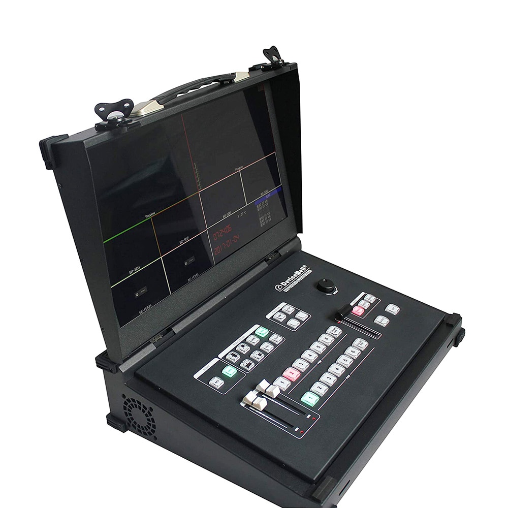 KUANI Devicewell HDS9106 Video switcher with monitor 6 Channel Guide 4 SDI+2 HDMI Switcher