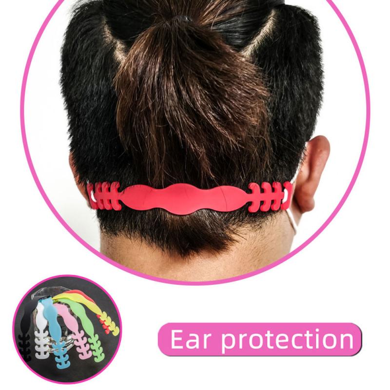 Mask rope extension buckle Silica gel mask hook prevent ear-pulling Portable, comfortable and durable furniture home new year