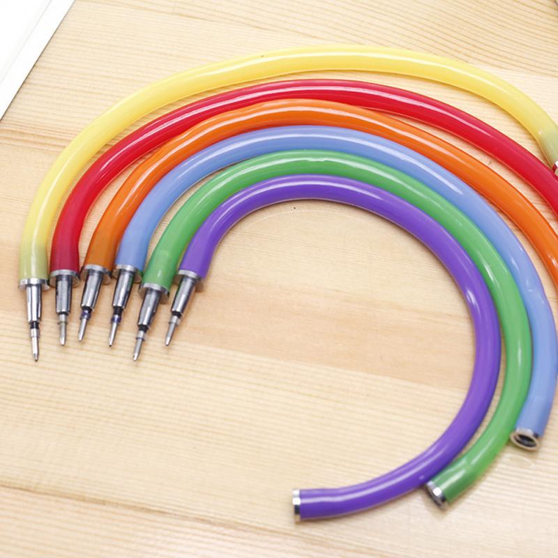 Bracelet Ballpoint Pen Novelty Flexible Writing Ball Pen Stationery School Office Supplies Random Color Student Pens Accessories