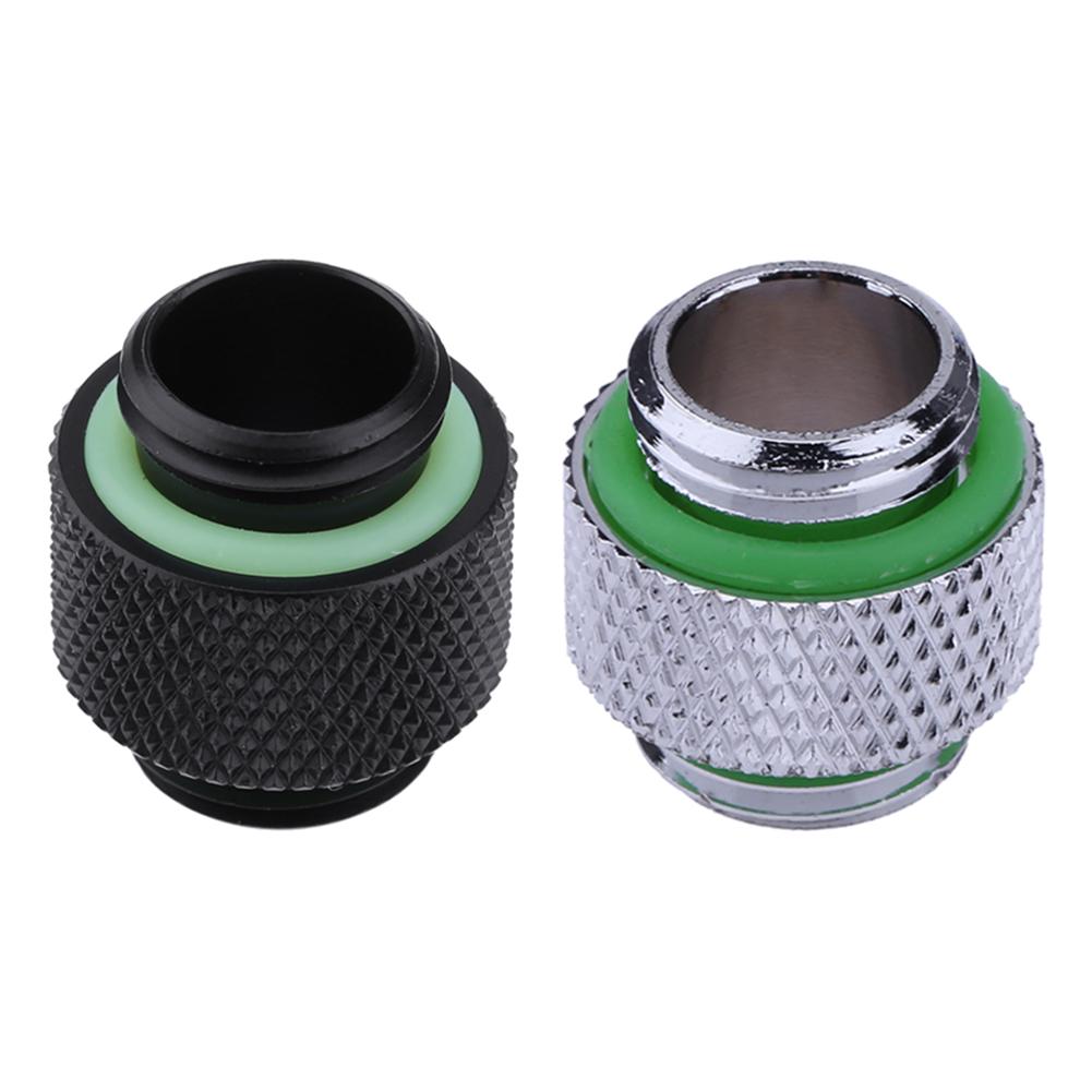 10mm G1/4 Brass External Thread Hose Adapter Connector for PC Water Cooling System Cooler Computer Components Radiator 2 Colors