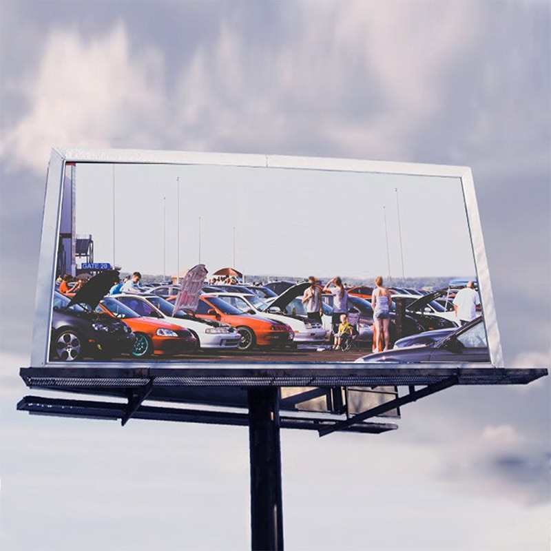 160*96 CM P10 Video Panel Outdoor Advertising Led Display Screen RGB Led Matrix LAN Input Waterproof With Audio Output
