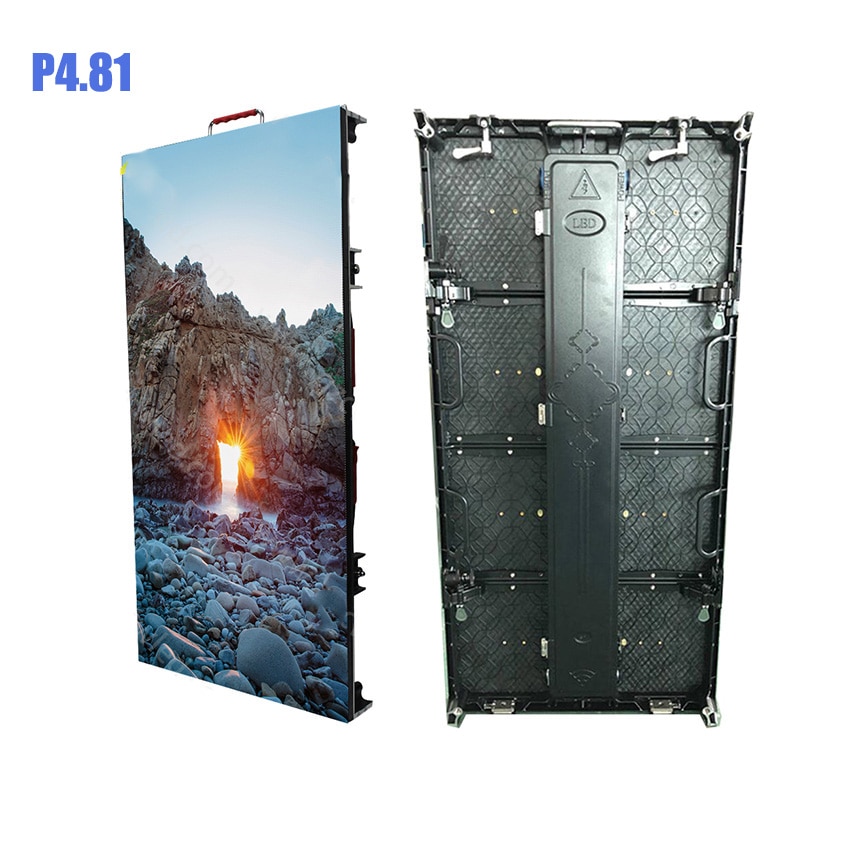 2pcs Outdoor P4.81 500x1000mm Panel, 1meter * 1meter LED Display Screen, With Controller, Free Shipping LED Video Wall