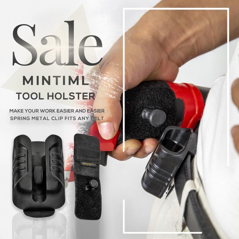 Mintiml™ Tool Holster 1Pc Multi-functional Electric Drill Portable Waist Tool Buckle For Wrench Hammer Screw Outdoor Travel Clip