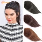 MEIFAN Synthetic Hair Pads Invisable Seamless Clip In Hair Extension Hair Piece Lining of Natural Hair Top Side Cover Hairpiec