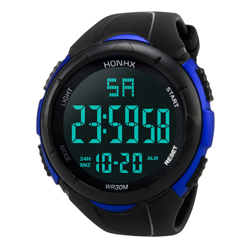 In Stock New relogio masculino Sports Watch Analog Digital Military Silicone Sport LED Waterproof Wrist Watches Men Masculino