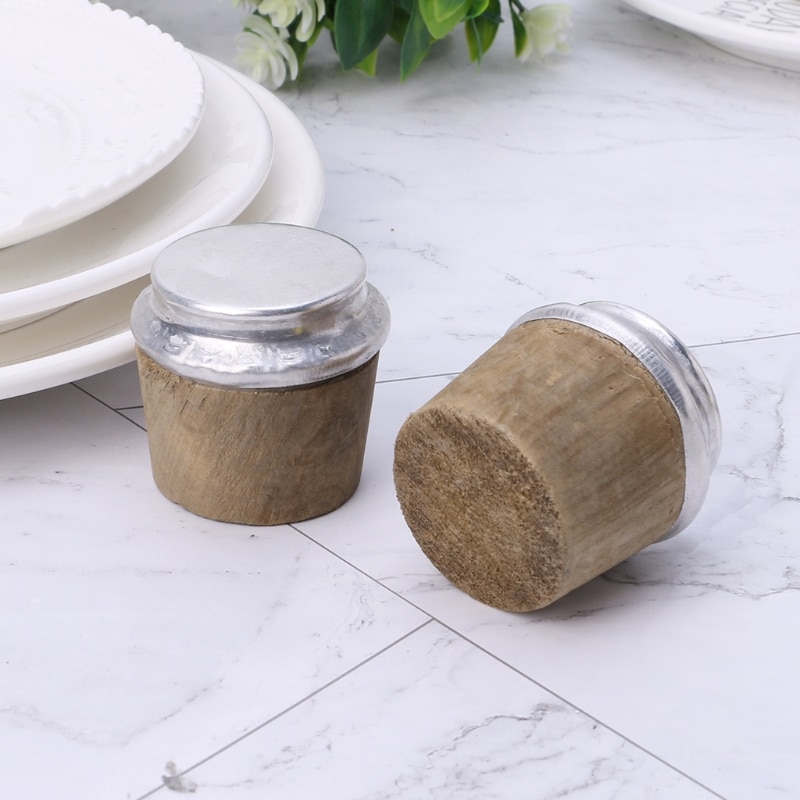 40mm Bottom Diameter Wood Thermos Bottle Cork Plug Lid Cap Stopper Kettle Parts A0NC
