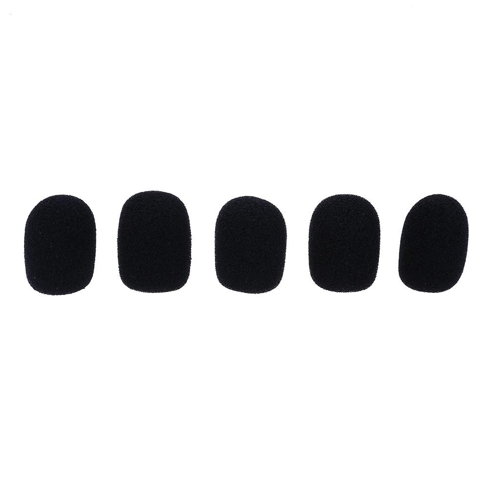 5pcs Soft Elastic Sponge Microphone Hood For Earphone Collar Mic Cover