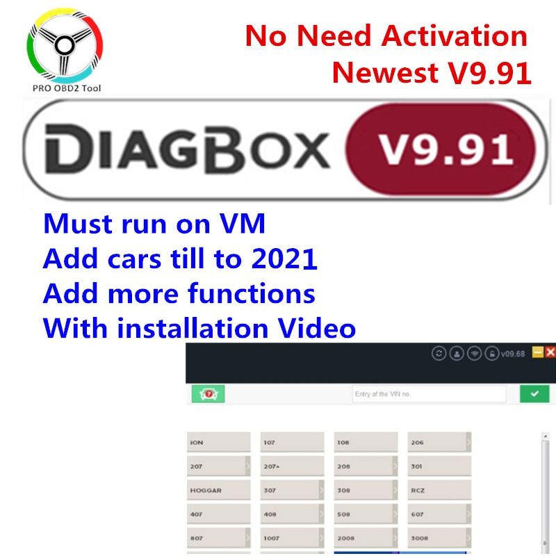 Newest Lexia 3 Lexia 9.68 Diagbox V9.68 PP2000 Software for Lexia 3 FW921815C Diagbox 9.91 for Citroen for Peugeot Car