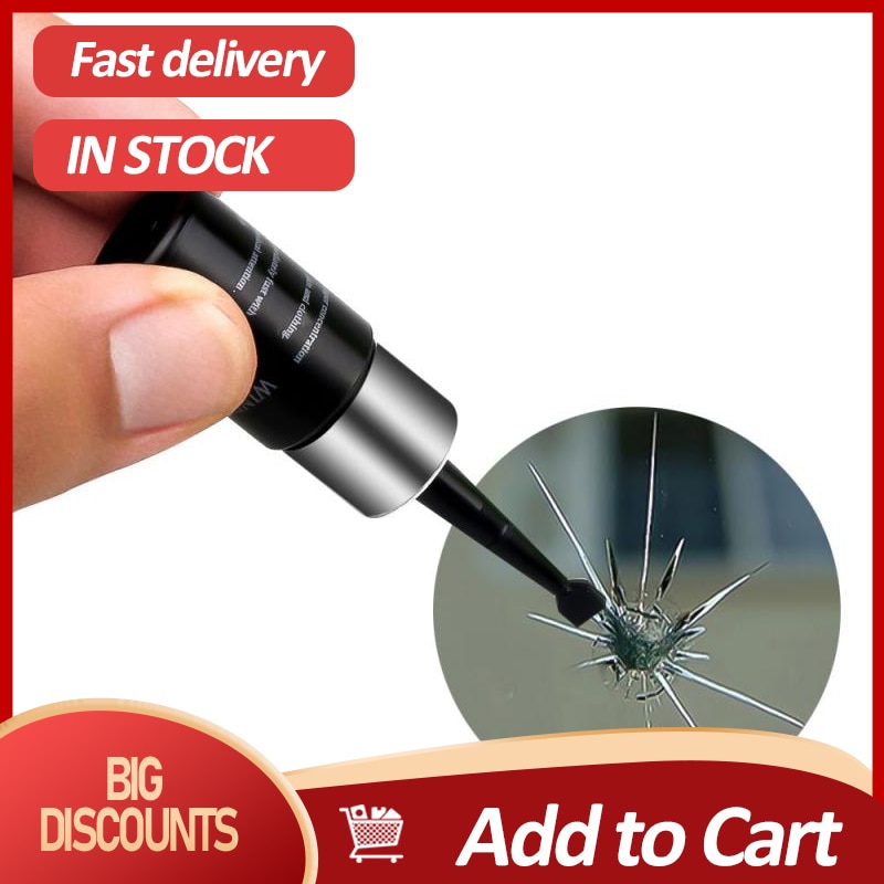 Cracked Glass Repair Kit Windshield Nano Repair Liquid DIY Car Window Phone Screen Repair Utensil Scratch Crack Restore