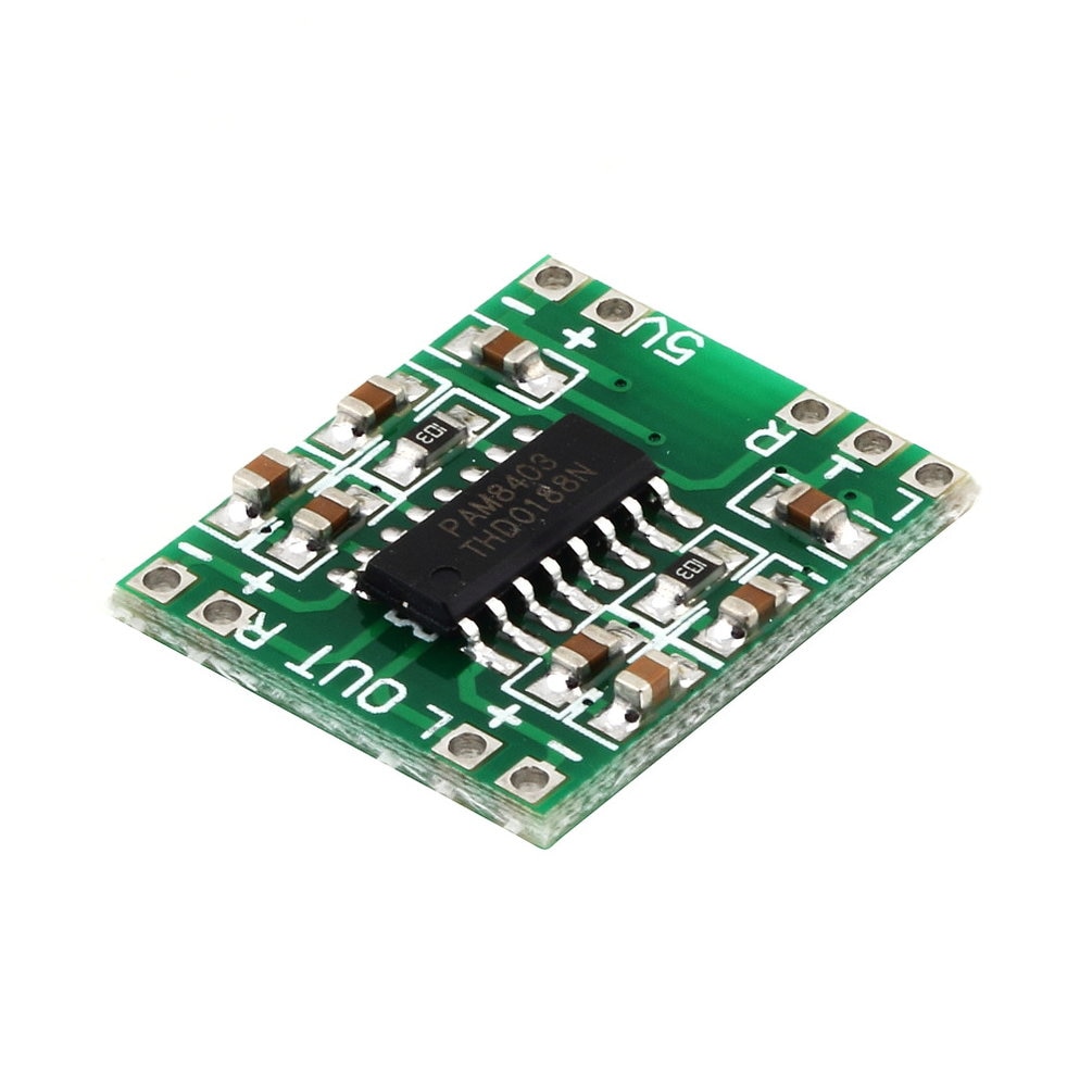 PAM8403 Mini Channel Digital Stereo Audio Power Amplifier Board 2 * 3W Class 2.5V To 5V Power Audio Stereo equalizer AUX Amp