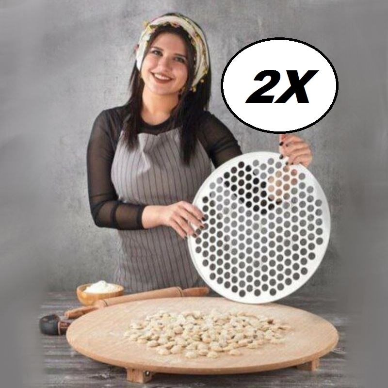 Ravioli Maker Making Pastry Dough Press Manti Kitchen Tools Mould Pelmeni Pastry Ravioli Mold Dumpling Cuisine DIY Wrapper 200 Hole
