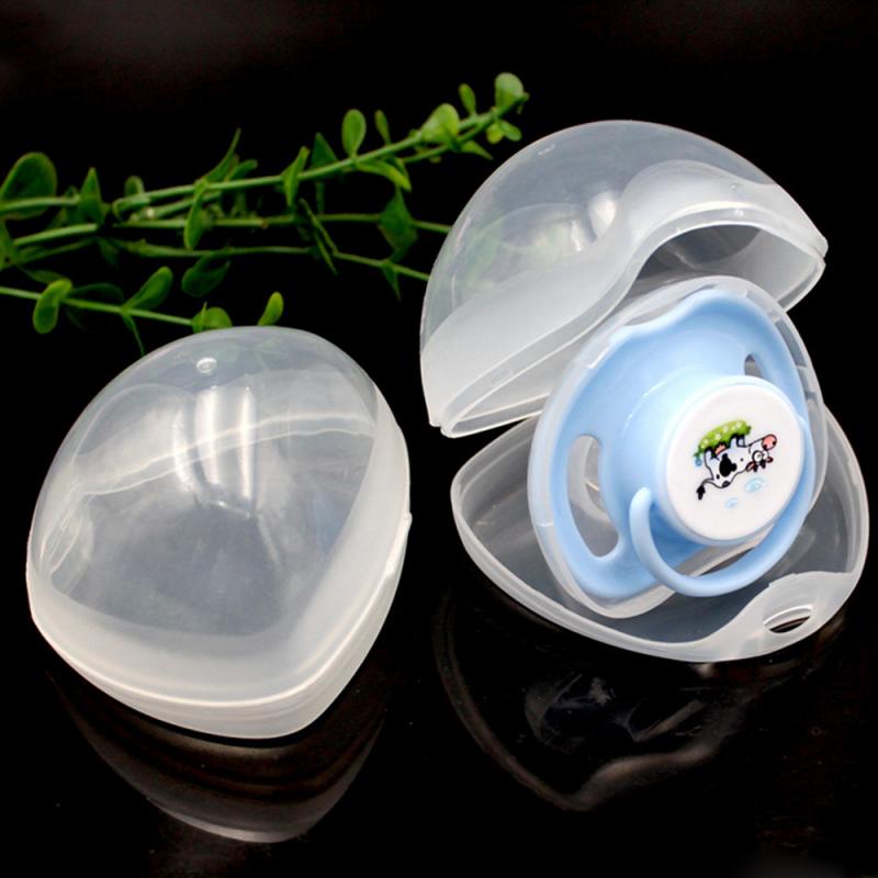 Cute Portable Pacifier Holder Nipple Case Soother Container Holder Box Travel Storage Case Cute Shark Mouth Shaped Pacifier Case