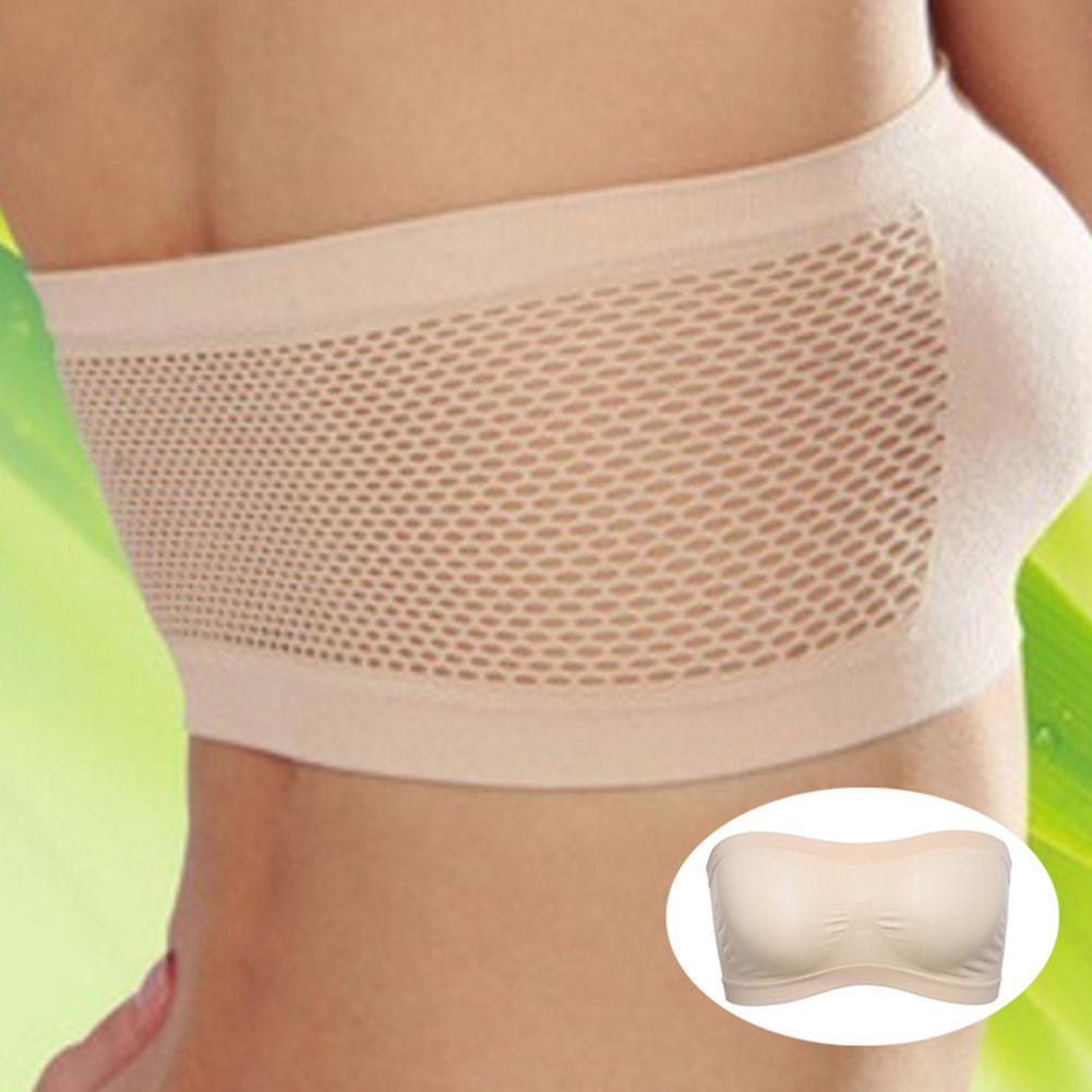 Breathable Tube Top Bra Women Underwear Solid Color strapless bra crop top Seamless Push Up Bras Women bralette top haut femme