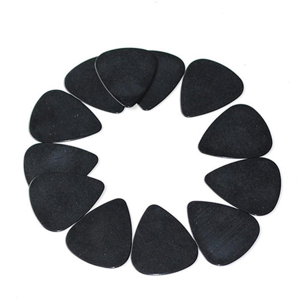 10 Pieces Guitar Pick Musical Accessories Black Celluloid 0.5mm Guitar Picks Plectrums Guitar Tools Guitar Accessories Musician