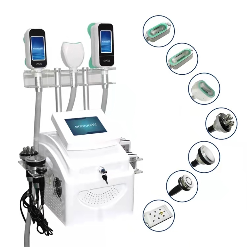Trending 360 Degree Cryo Slimming Vacuum Cavitation Weight Loss Double Chin Fat Freezing Machine