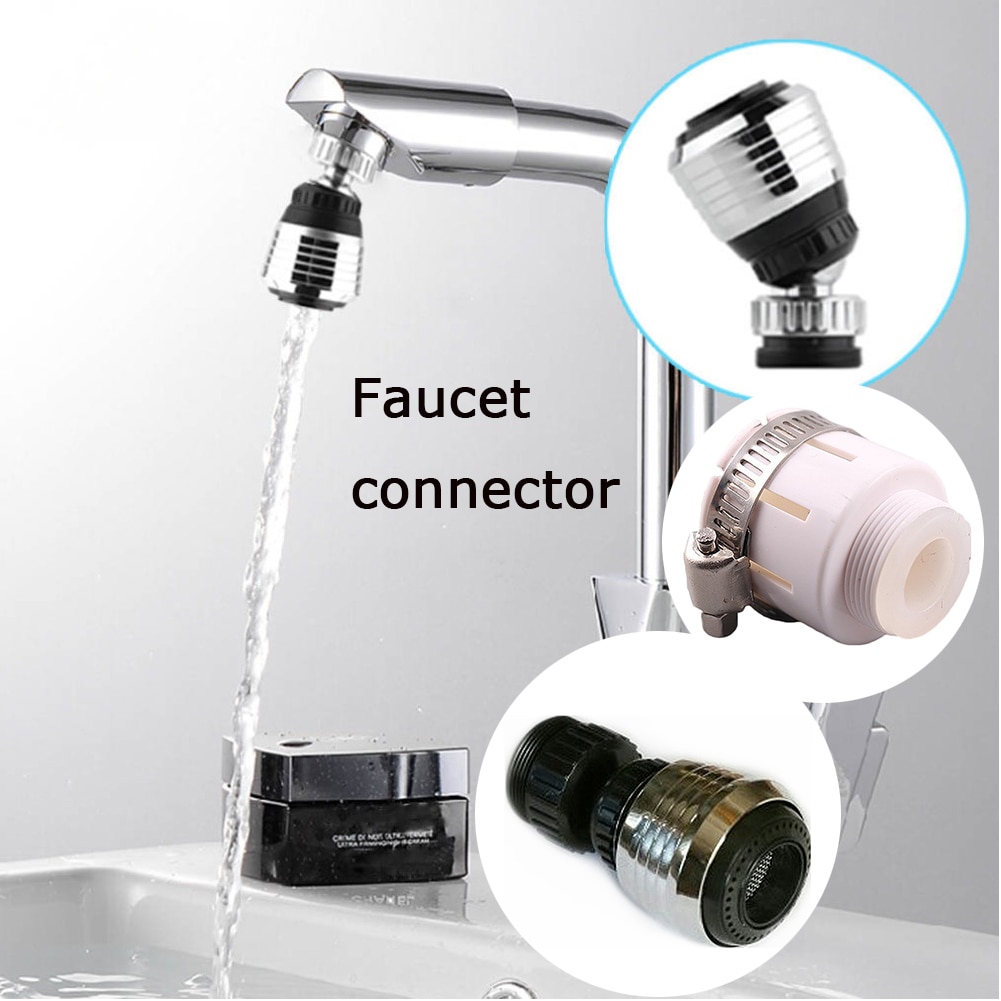 1pcs Water Saving Swivel Kitchen Accessories Bathroom Faucet Tap Shower Tools Splash-proof Water-saving Shower Kitchen Gadgets