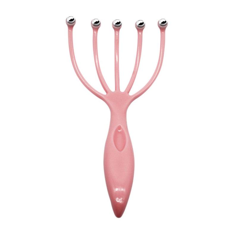 5 Finger Head Relax Massager Hair Held SPA Scalp Neck Stress Relief Massage Release Head Physician Ball comb Massager