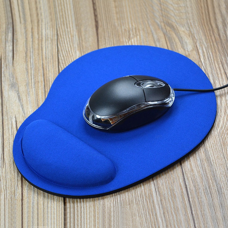 Dropshipping Solid Color Mouse Pad EVA Wristband Comfortable Mice Mat for Game Computer PC Laptop Hand Wrist Protective Mousepad